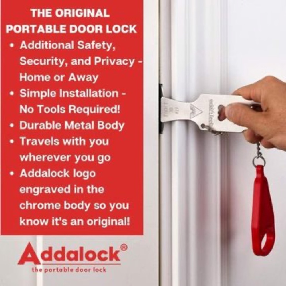 * Addalock door security